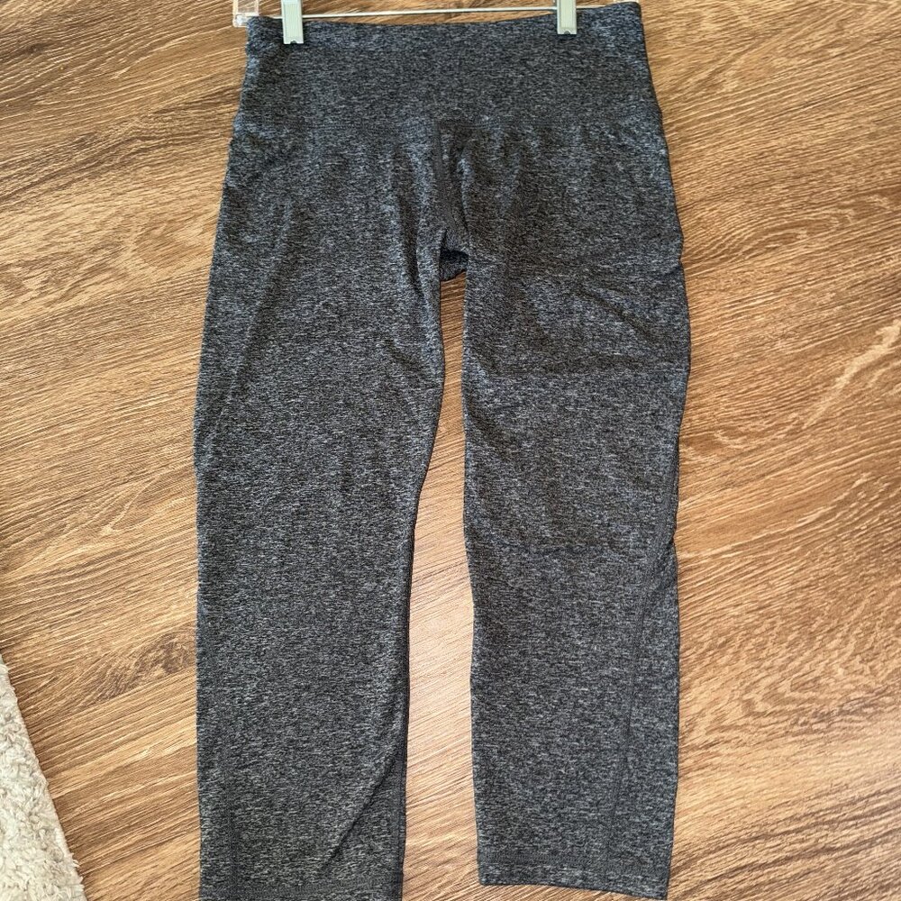 Gray Athletic Crop Legging